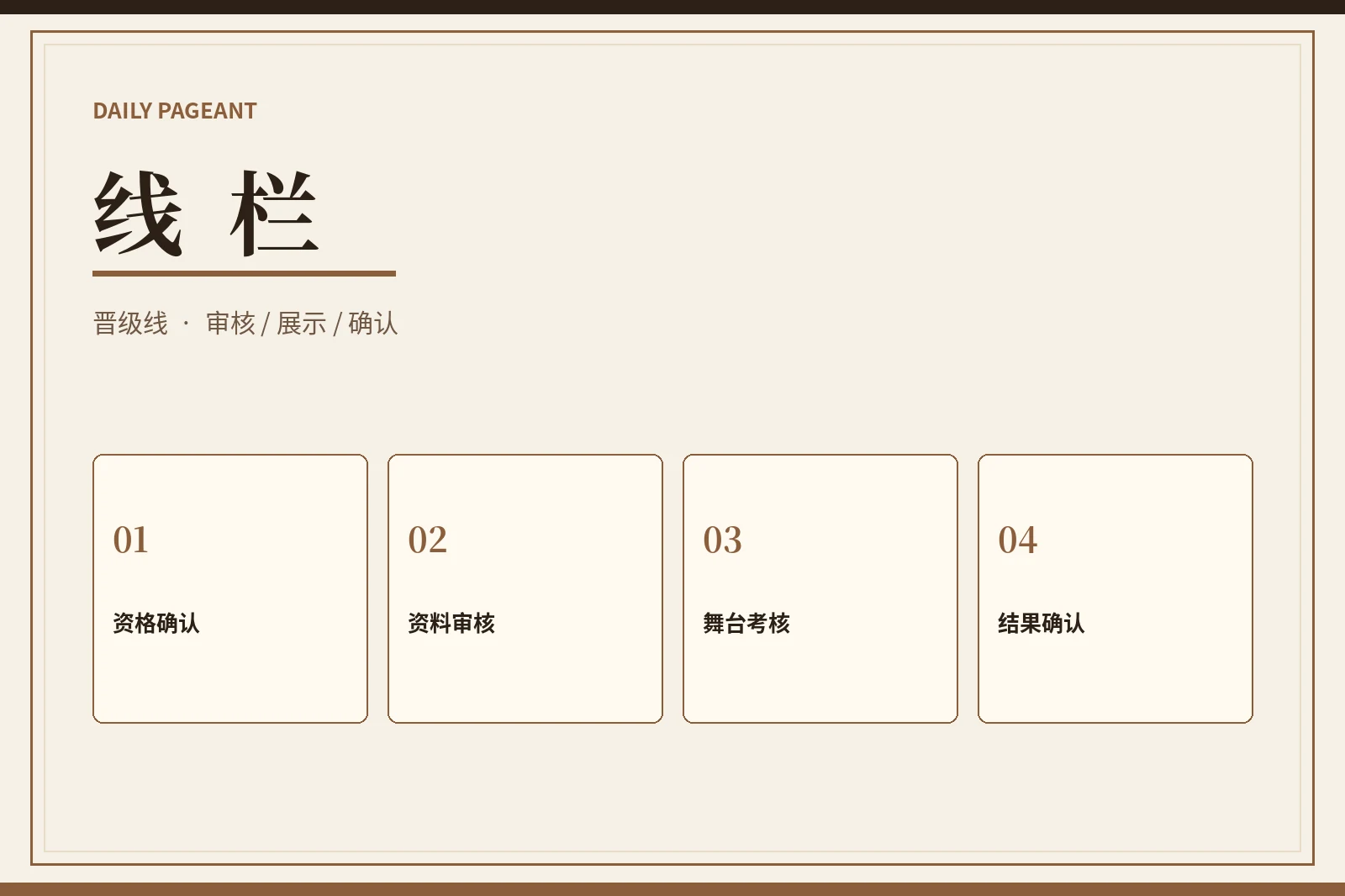 线栏视觉内容